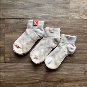Adidas | Women's Tennis Ankle Socks in Beige/Brown/Cream